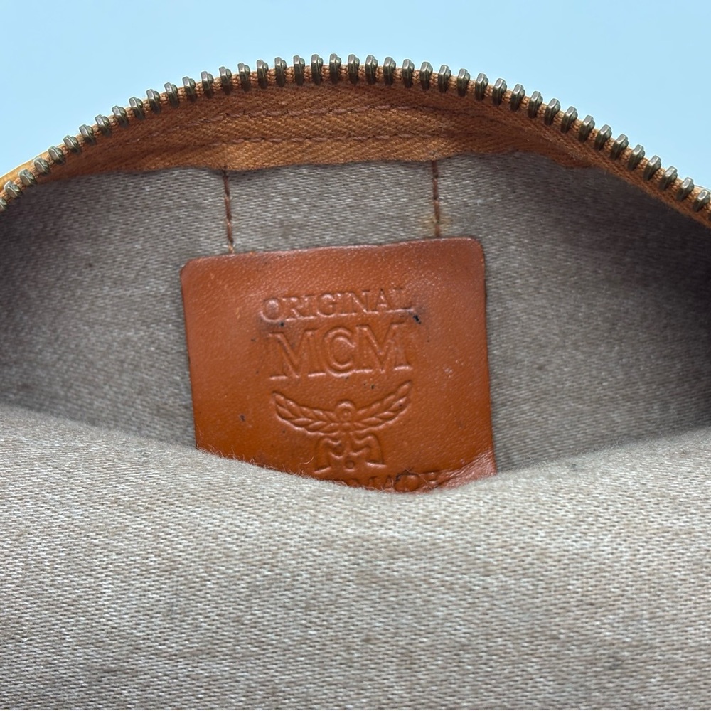 MCM Brown Belt Bag with Iconic Monogram and Adjustable Strap - Picture 6 of 6